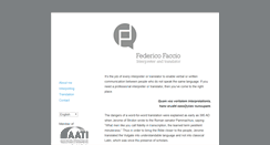 Desktop Screenshot of federicofaccio.com
