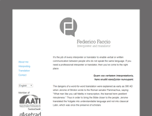 Tablet Screenshot of federicofaccio.com